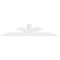 Ekena Millwork Richland Architectural Grade PVC Gable Bracket, 96"W x 20"H x 4"D x 6"F, 5/12 Pitch GBP096X20X0406RIC00 - alternate 2